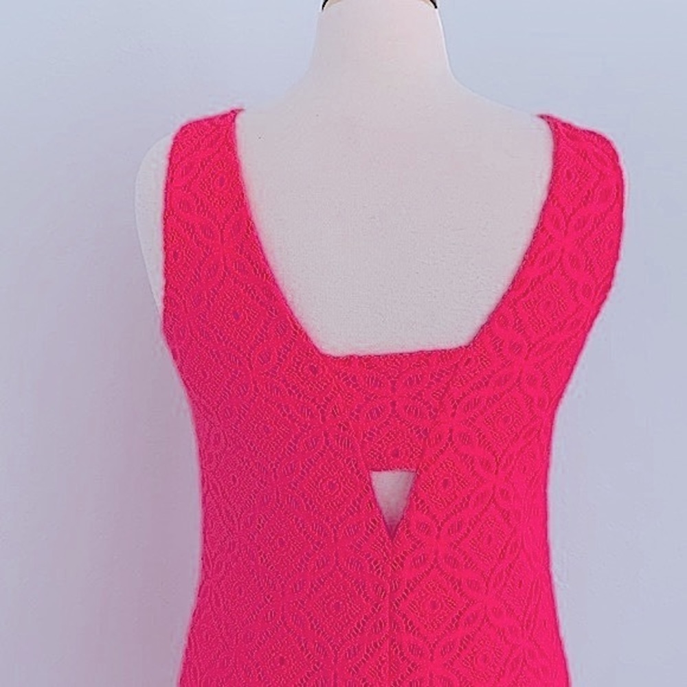 Lilly Pulitzer Callie Trellis Knit Lace Shift Dress - Picture 10 of 16